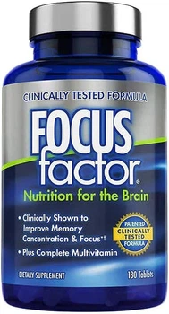 Вітаміни Focus Factor Nutrition For The Brain 180 таблеток – фото