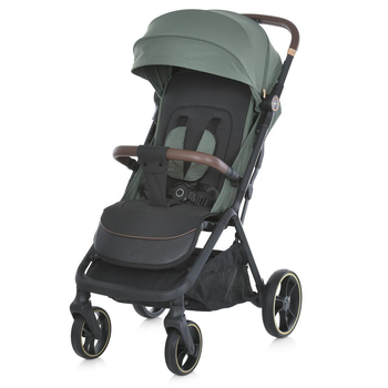 Детская прогулочная коляска EL CAMINO BEYA ME 1127-G Khaki Green, коляска-книжка всесезонная