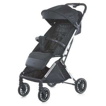 Детская прогулочная коляска EL CAMINO LINK ME 1129 Black Striped, коляска-книжка всесезонная черная