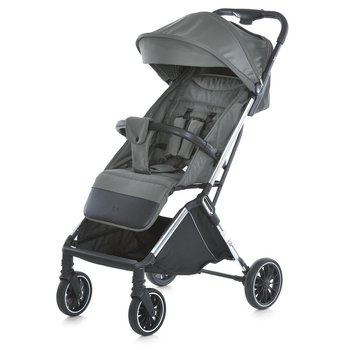 Детская прогулочная коляска EL CAMINO LINK ME 1129 Moss Striped, коляска-книжка всесезонная графит