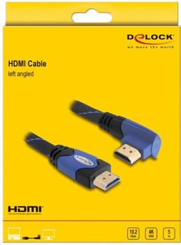 Адаптер Delock High Speed HDMI – HDMI 5 m Black (4043619829583)