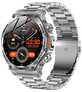 Чоловічий годинник Uwatch Smart Surf X Pro Pro Steel, 2 ремінці