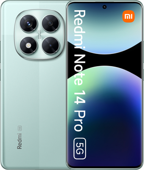 Мобільний телефон Xiaomi Redmi Note 14 Pro 5G 8/256GB Coral Green (MZB0IMOEU)