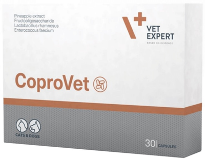 Харчова добавка для собак та котів Vet Expert CoproVet при копрофагії 30 капсул (5902414203341)