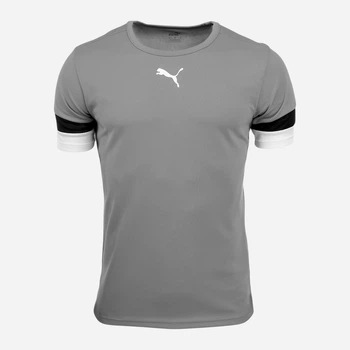 Детская футболка для мальчика Puma teamRISE Jersey Jr 704938-13 134-140 см Серая (4063699209143)