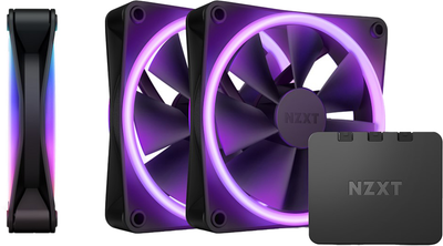 Набор вентиляторов NZXT F120 RGB DUO Triple Pack Black (RF-D12TF-B1)