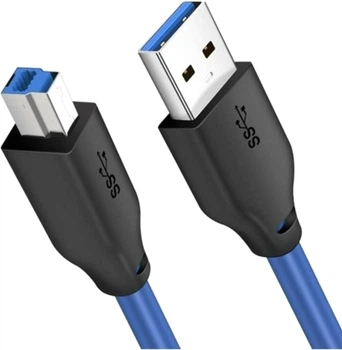 Кабель для принтера CABLETIME USB A Male - B Male Print 3 м Black (CA12N)