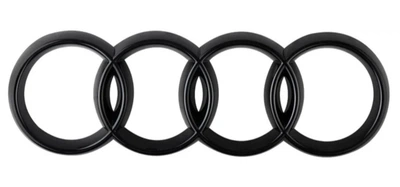 Эмблема Багажника A4 Audi 2018-2024 Кольца Black gloss