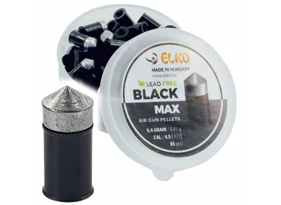 Пульки, кулі сталево-тефлонові Elko Black Max Match Grade 4,5мм 85 шт