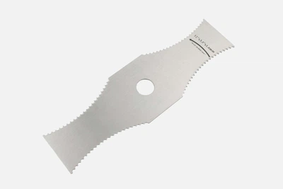 Нож мотокосы 2T (L-305, h-1.6, Ø25.4 mm) (нержавейка, с зубьями) MANLE