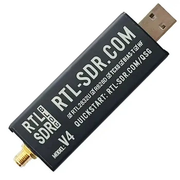 Плата приймача SDR, 500kHz-1.76GHz, АЦП 8bit, RTL2832U R828D, RTL-SDR V4 (117738)