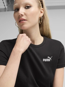 Футболка хлопковая женская Puma Ess Small No.1 Logo Tee 68237202 XS Белая (4067983403477)