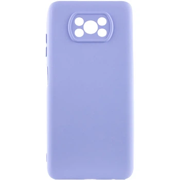 Протиударний чохол Silicone Cover Lakshmi Full Camera (AAA) для Xiaomi Poco X3 NFC / Poco X3 Pro Бузковий / Dasheen