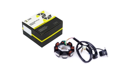 Статор генератора 4T GY6 50 (6+2 катушек, 5 контактов) ZUNA MPARTS