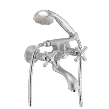 Змішувач для ванни HAIBA DOMINOX 142 SATIN (Колір сатин) (HB0066)