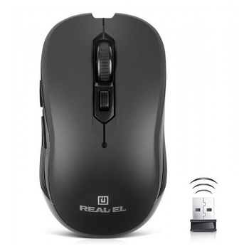 Миша бездротова REAL-EL RM-331W Black