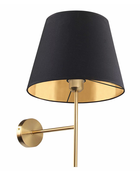 Бра, настінний світильник Goldlux 325839 Elena E27 1x20W IP20 Bk (091590)