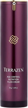 Terrazen Age Control Nutrition Fluid cream Омолаживающий крем-флюид с природным комплексом против морщин 55 г