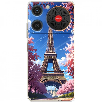 Силиконовый Чехол с Картинкой для ZTE Nubia Music Принт (Париж, Эйфелева Башня) (64554-ysm036)