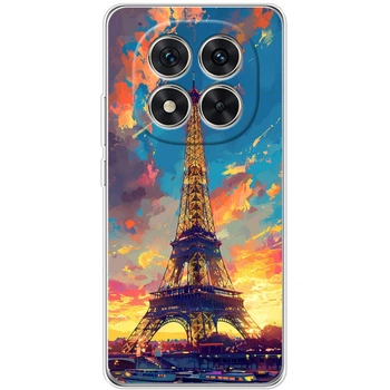 Силиконовый Чехол с Картинкой для Xiaomi Redmi Note 14 Pro 5G Принт (Париж, Эйфелева Башня) (64589-ysm038)