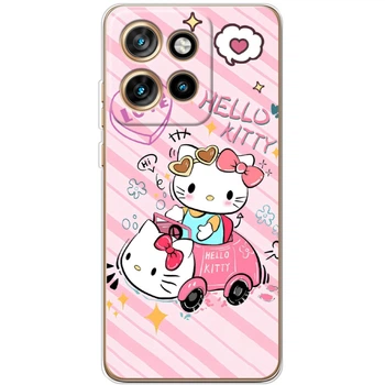 Силиконовый Чехол с Картинкой для Motorola Edge 50 Neo Принт (Хеллоу Китти, Hello Kitty) (64704-ysm032)