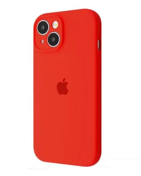 Чохол Premium Silicone Case з захистом камери для iPhone 15 red