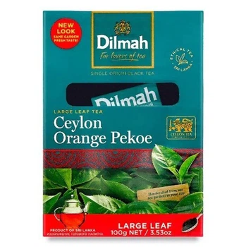 Чай чорний Dilmah Ceylon Orange Pekoe Крупнолистовий 100г