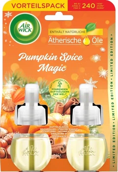 Змінний флакон до електричного ароматизатора повітря Air Wick Магія гарбузових спецій 2 шт