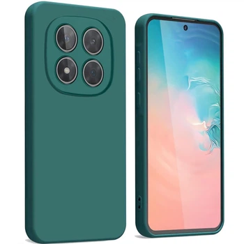 Чохол Fiji Full Soft Premium для Xiaomi Redmi Note 14 Pro протиударний бампер з мікрофіброю Dark Green