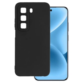 Чехол Fiji Full Soft Premium для Infinix Hot 50 (X6882) противоударный бампер с микрофиброй Black