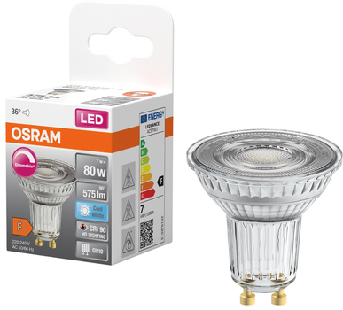Світлодіодна лампа Osram PAR16 DIM 7W 575Lm 4000K GU10 (4058075453661)