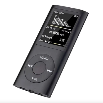 MP3 портативний плеєр 10B 8Gb з дисплеєм, FM радіо та диктофоном Black