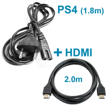 Кабель питания для PS4 / PS4 Slim + HDMI кабель 2 м