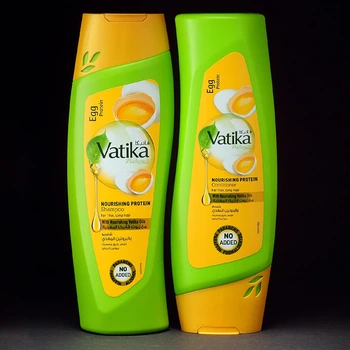 Набір Dabur Vatika Egg питательный шампунь и кондиционер з протеїнами яєць 400 мл