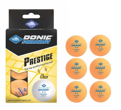 Мячи для настольного тенниса Donic Prestige 2* (6 шт.) (658028) Orange