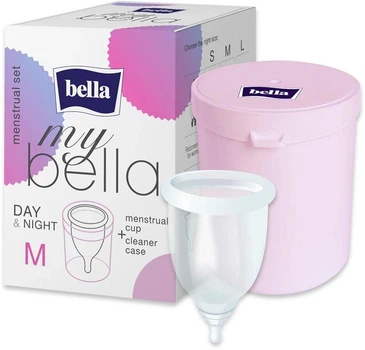 Менструальна чаша my Bella та контейнер для зберігання та чищення Medium 1 шт