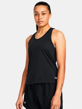 Спортивная майка для бега женская Under Armour Ua Launch Singlet 1382436-001 XS Черная (196885339219)