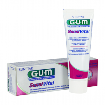 Зубная паста GUM Sensivital+ для чувствительных зубов 75мл
