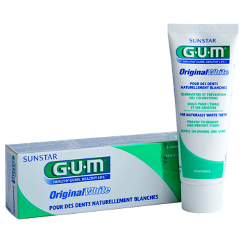 Зубная паста GUM Original White отбеливающая 75мл