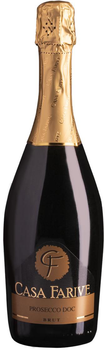 Вино ігристе Casa Farive Prosecco DOC Brut біле брют 0.75 л 11% (8020502064036I)