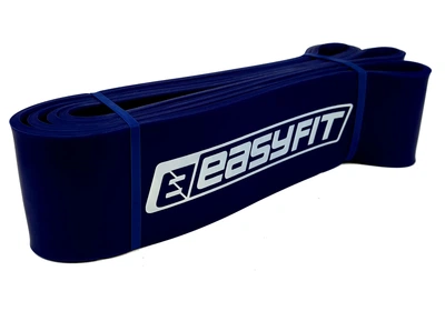 Резинка для підтягування та спорту EasyFit, Опір 50-110 кг, Довжина 208 см, Ширина 64 мм, Товщина 4,5 мм, Латекс, Синій