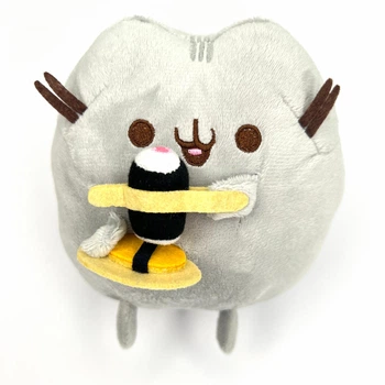 Мягкая Плюшевая Игрушка Plush Кот Пушин Суши Pusheen 15 см серый (1024600)