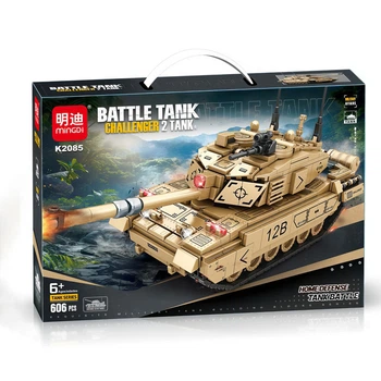 Конструктор Mingdi танк Challenger 2 (606 деталей).