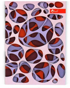 Блокнот Скат А6 32 аркуша у клітинку м'яка обкладинка Fractal 4 (ЗК-5-1)