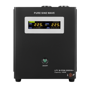 ИБП LogicPower LPY-W-PSW-2000VA+ (1400Вт) 10A/20A 24В с правильной синусоидой