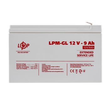 Акумулятор гелевий LogicPower LPM-GL 12 - 9 AH