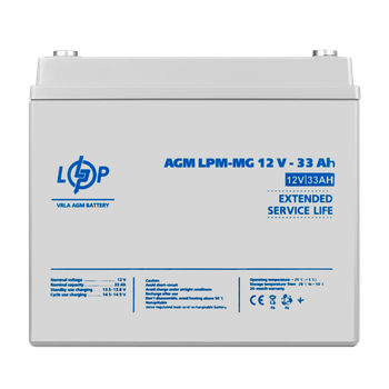 Аккумулятор мультигелевый LogicPower AGM LPM-MG 12 - 33Ah