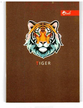 Блокнот Скат А6 32 аркуша у клітинку м'яка обкладинка Wild Tiger (ЗК-5-2)