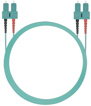 Волоконно-оптичний патч-корд Helos SC/SC Duplex 50/125µm OM3 0.5 m Blue (4005938552665)