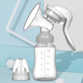 Молоковідсмоктувач ручний з масажною насадкою і соскою для годування BPA free ZIMEITU RH188 (МР-20914)
